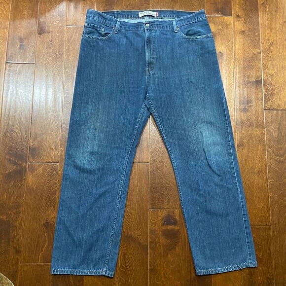 Levi's 559 Y2K Relaxed Straight Leg Denim Blue Jeans Y2K Men's Size 44 x 32 - Picture 4 of 11